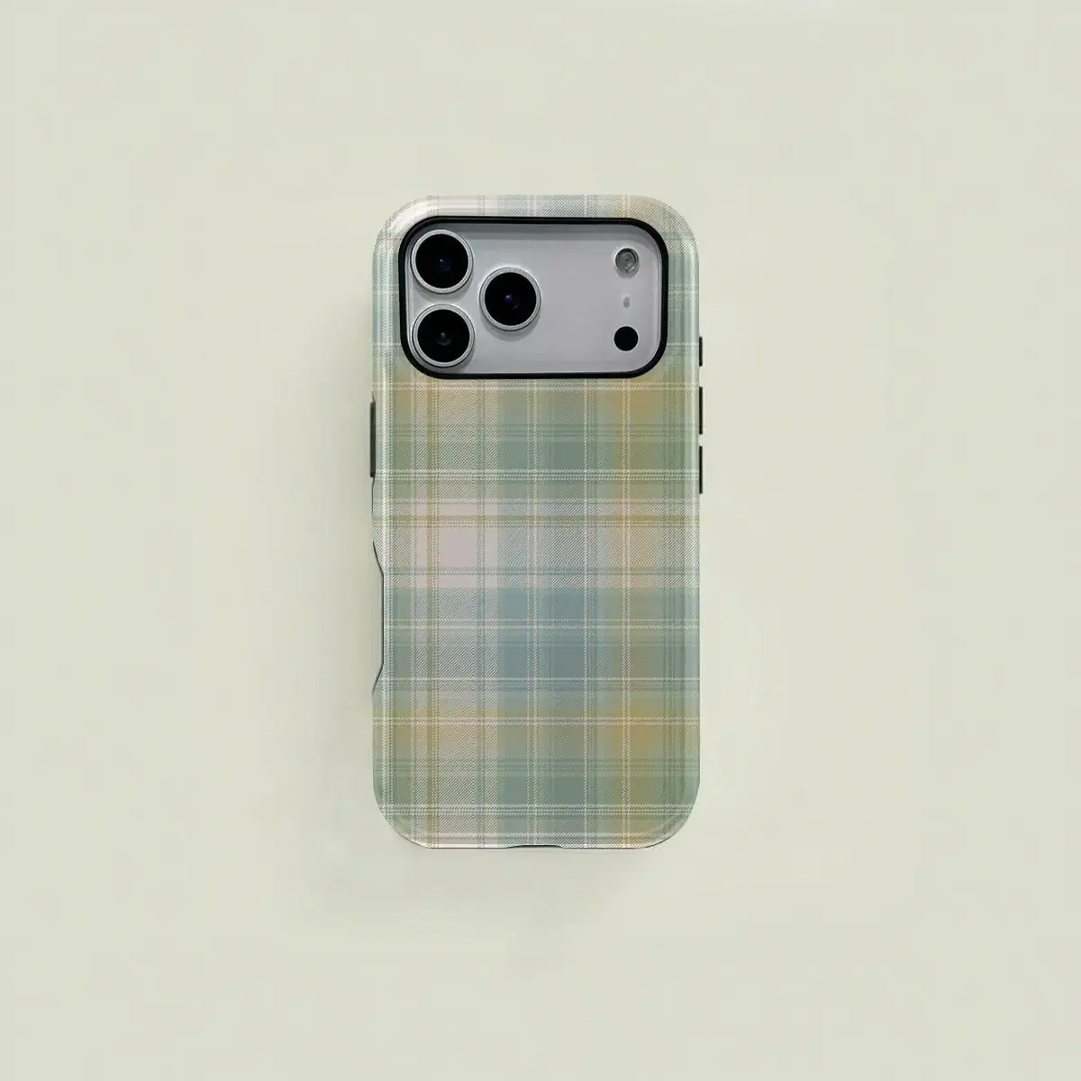 Plaid Texture Phone Case, Scottish Tartan Vintage Print, Durable Two-In-One Shockproof Protection,phone Case Suitable for Iphone 11/12/13/14/15/16/17 Pro Promax Plus Air and Samsung S22/S23/S24/S25 Plus Ultra Fe, Shell