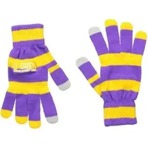 212 MAIN Unisex Acrylic Knit Stripe Gloves, Stylish Fashion Accessory, Knit Gloves