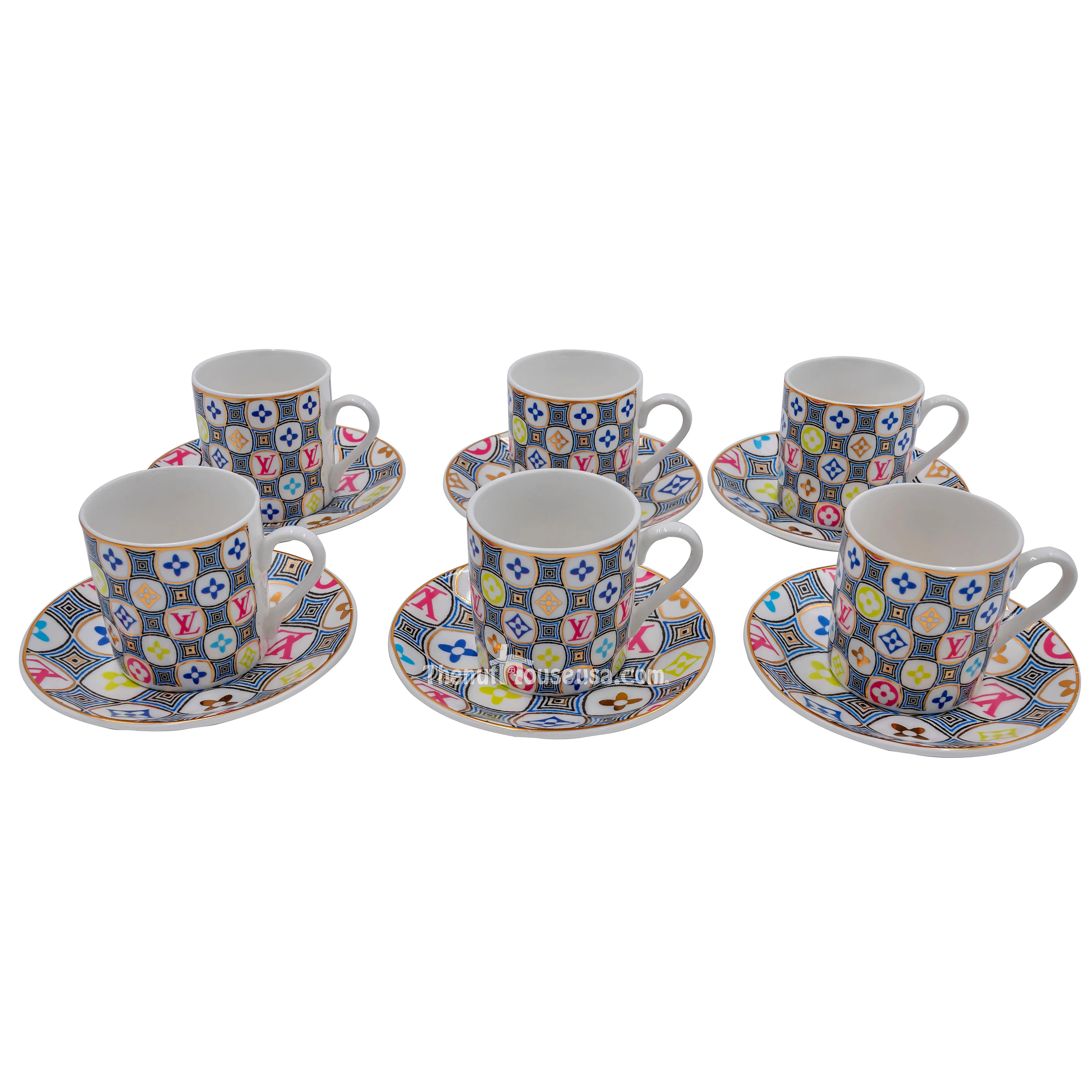 Designer 24 Turkish coffee set 6 pc (M4)