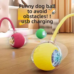 2026 Dog Toy Automatic Dog Walking Ball, Durable and Self-Entertaining, Pet Electric Smart Dog Teaser, Puppy Jumping Ball