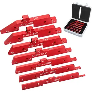 Router Table Setup Bars, 7 count  Precision Setup Blocks Height Gauge Set for Router Table  Accessories and Angle Woodworking Set Up(Each Block has Different Thickness)