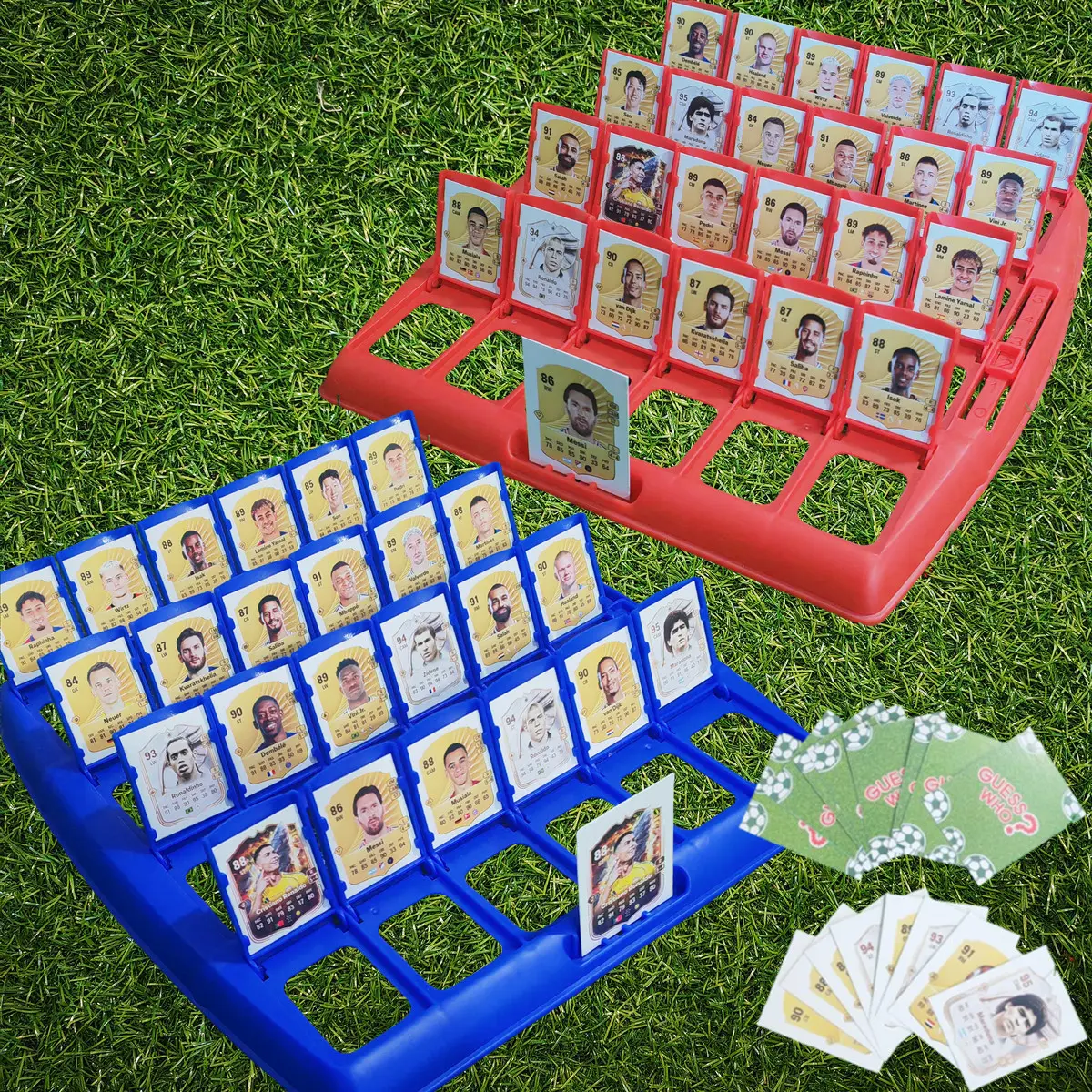 Guess Who? Two-player board game, Play with World Football Stars, Easy to Setup, Gift for Kids Ages 6 and up, One Size Fits All