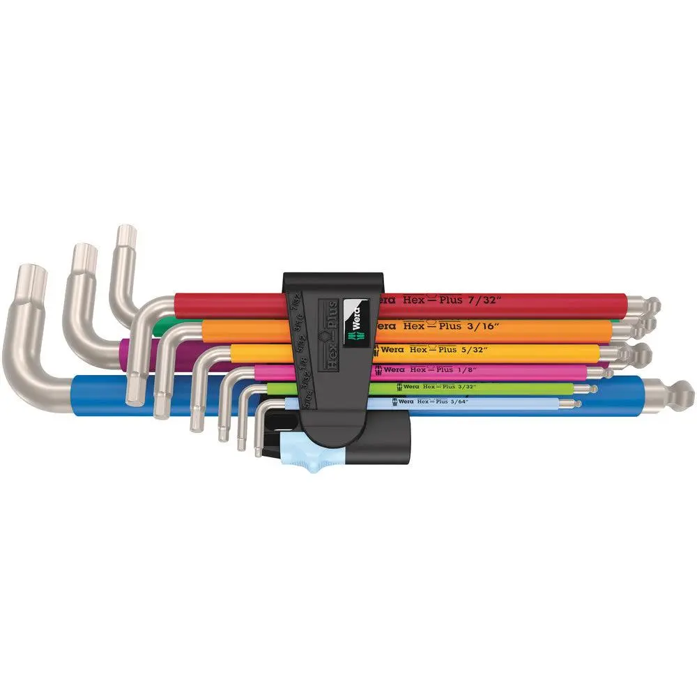 WERA 05022860001 3950/9 HEX-PLUS MULTICOLOUR IMPERIAL STAINLESS 1