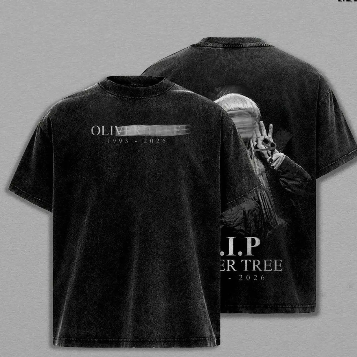 Vintage Oliver Trees 1993–2026 Memorial Washed T-Shirt, Hoodie & Sweatshirt | Alternative Pop | Indie Rock | Gone But Never Forgotten Music Graphic Tee | Heavy Cotton Unisex Oversized Streetwear Top DCZ 8TP SX0 VUV