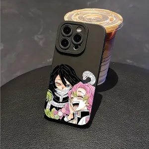Anime Romance M-Mitsuri And O-Obanai Phone Case Suitable for iPhone 17 16e 16 15 14 13 12 11 Mini Pro Max Air X XR XSMAX 8 7 Plus Anti Fall Soft TPU Back Cover