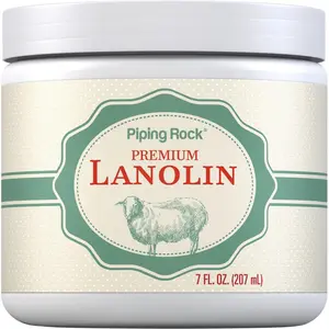 Piping Rock Lanolin Nipple Cream | 7 fl oz | Pure Hand & Skin Ointment | Soothing Balm