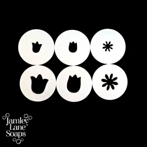 Spring Flowers 6 Piece Extruder Disc Set