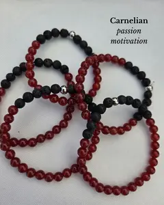 Carnelian Crystal Bracelet