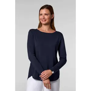 Women's Heyday Side Split Shirt | Navy