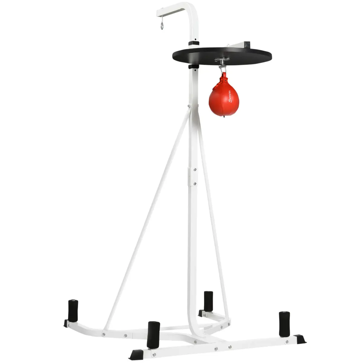 Adjustable Speed Bag Boxing Stand, 67-74.75" Height with Weighted Base for Stability, Full-Body Home Gym Training for Agility & Coordination