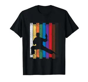 Karate Belt Shirt Karate Silhouette T Shirt Martial Arts T-Shirt