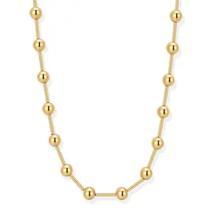 Metal Bead Ball Necklace Metal Bead Ball Necklace