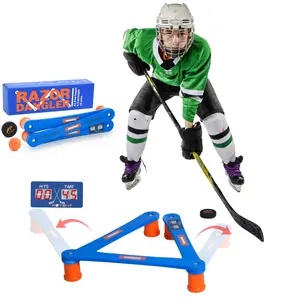 Potent Hockey Razor Dangler 2.0 Robotic Stickhandling Trainer for Speed & Puck Control with Manufacturer Warranty