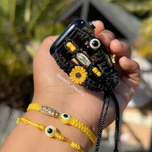 Sunflower, virgencita, Evil eye Watch band. Sunflower, virgencita, Evil eye Watch band.