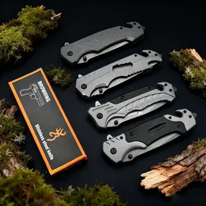 Outdoor Folding Knife with Multi Tools Sharp Blade Open Edge Tactical Survival Gear for Camping Hunting Home Large Size