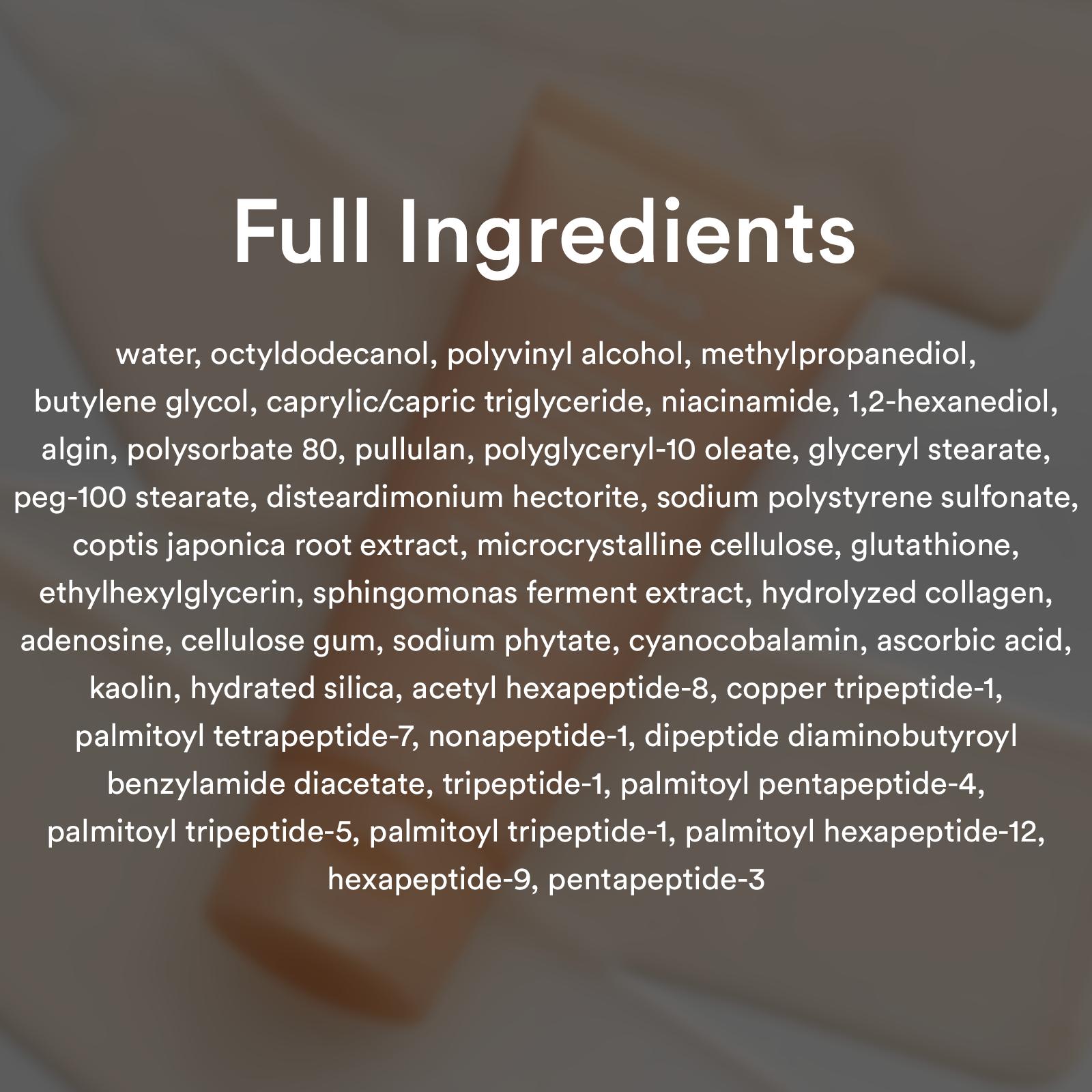 [Abib official] Glow collagen mask glutathione film (4P) l Brightening film mask