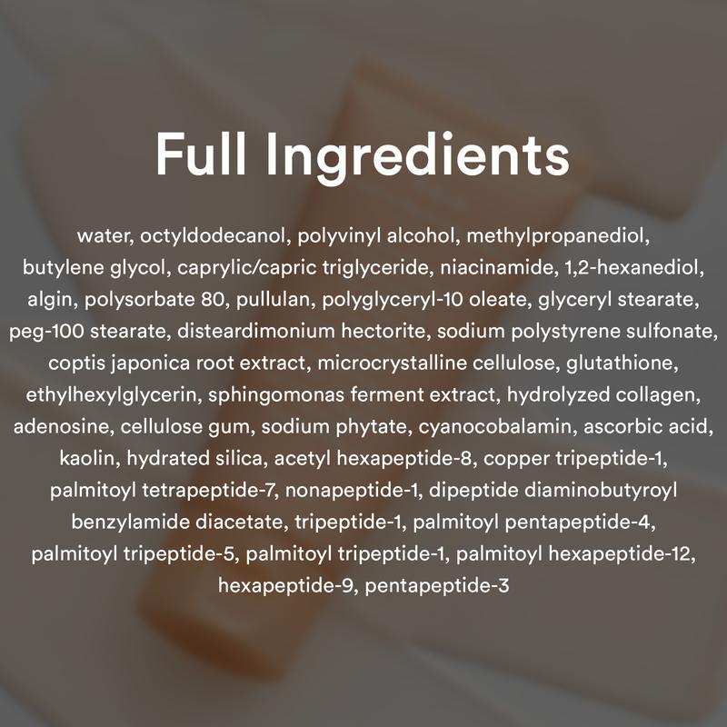 [Abib official] Glow collagen mask glutathione film (4P) l Brightening film mask