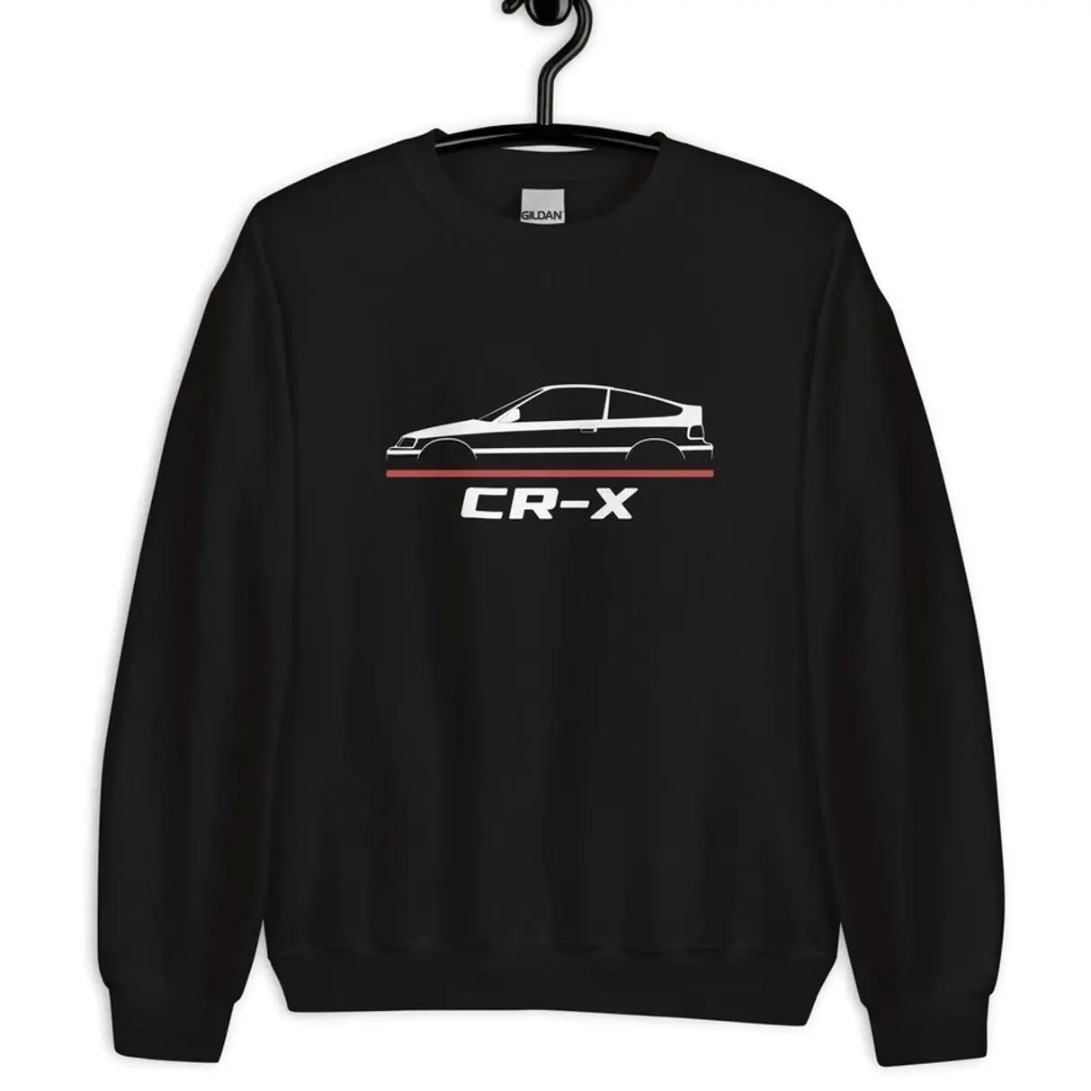 CR-X 1987-1992 Car Owners Birthday Gift Silhouette Unisex T-Shirt Sweatshirt Hoodie, Classic JDM Car Enthusiast and Fans Gift