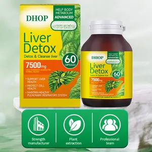 DHOP Liver Detox 7500mg Capsules with Astragalus Root Extract for Liver Health Support & Detoxification 60 Capsules Healthcare Dietary