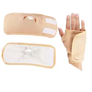 Hand castor oil package, reusable castor oil package, adjustable castor oil pad to prevent leakage (khaki) Moisturizing Foot Mask Exfoliating Foot Mask