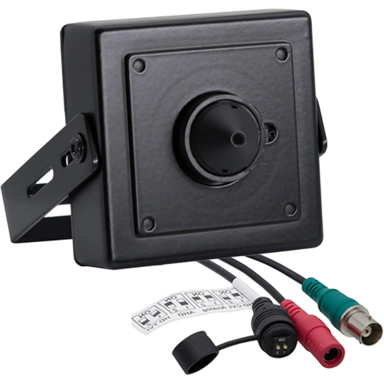 Evertech 1080p HD 4in1 AHD TVI CVI, Analog Indoor Mini Hidden Camera With Wide Angle Pinhole Lens