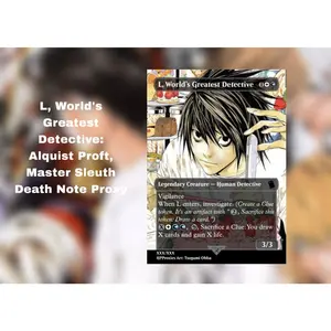 L, World's Greatest Detective: Alquist Proft, Master Sleuth Death Note Proxy