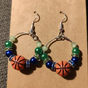Basketball Earrings