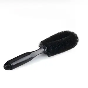 Car Wheel Brush Soft Bristle Tire Steel Ring Detail Cleaning Tool, Durable Design for Car & Bike Wheels, Easy-To-Use Soft Bristles, Car Detailing Brush, Car Detailing Tools