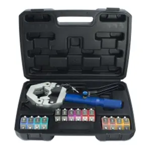 212 MAIN FJC2806 Hand-Held Hydraulic Crimper Kit for A-C Hoses, Portable, Lightweight Hydraulic Tool with Quick-Snaps
