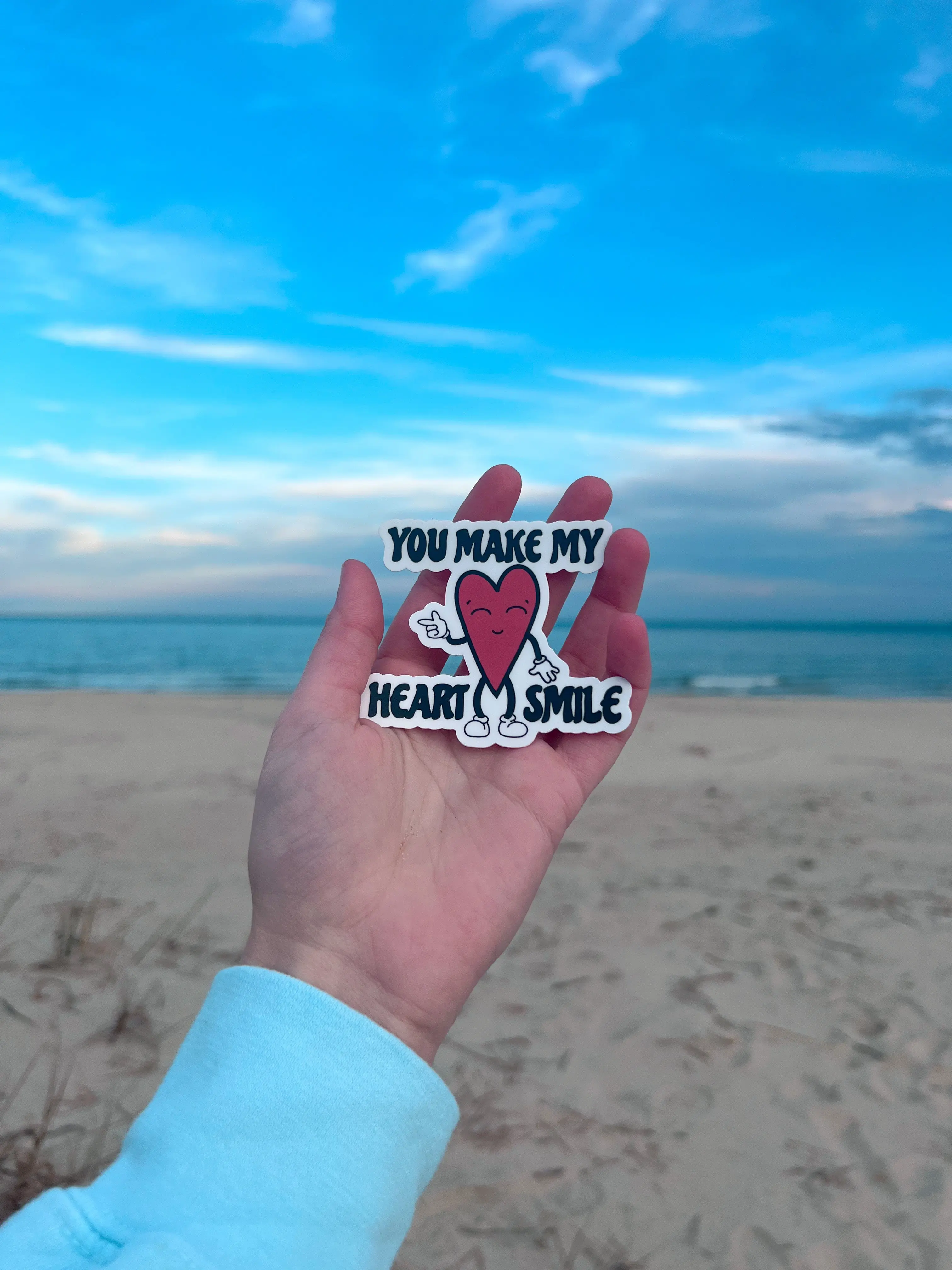 You Make My Heart Smile Sticker You Make My Heart Smile Sticker