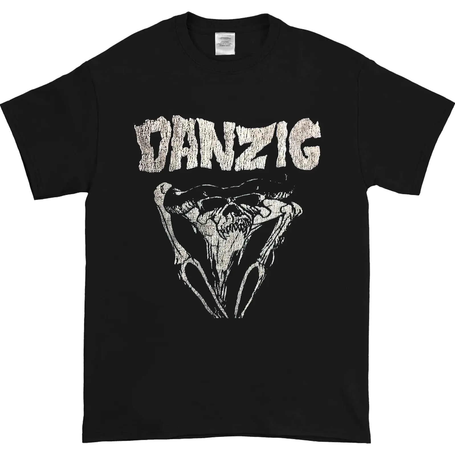 Danzig Band Basic Gift Short Sleeve Black T-Shirt Basic Cotton Collar