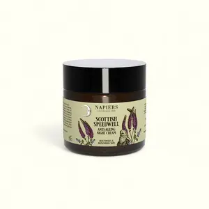 Napiers Scottish Speedwell Ageless Night Cream - Deeply Nourishing Evening Facial Moisturizer Formula with Green Tea & Natural Plant Oils - Hydrating & Moisturizing