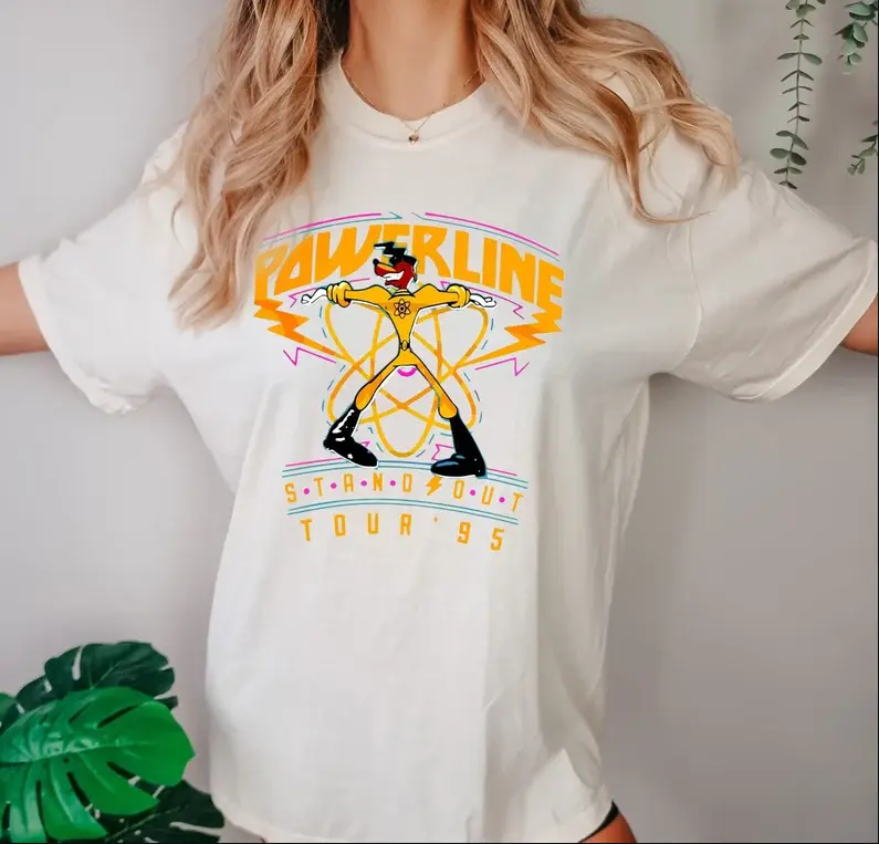 #Goofy Powerline Stand Out Tour 95 Retro T-Shirt, #Goofy Roxanne Powerline Max T-Shirt, #Goofy Movie Sweatshirt