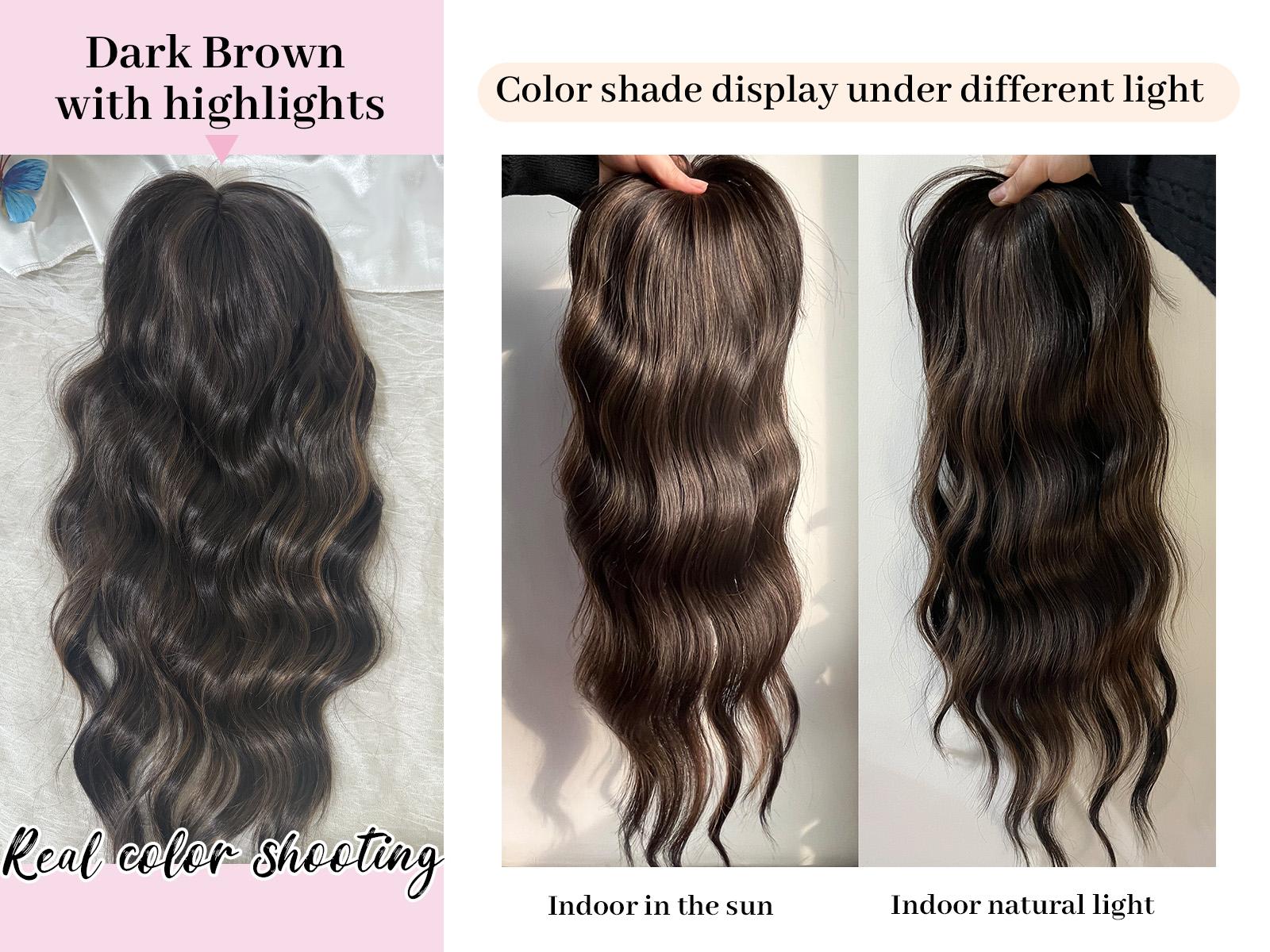 PANEWAY 20 Inch Wavy Synthetic Hair Topper with Bangs – Lightweight Clip-In for Thinning Hair, Natural Volume & Daily Confidence Boost (100% Premium Kanekalon) PANEWAY 20 Inch Wavy Synthetic Hair Topper with Bangs – Lightweight Clip-In for Thinning Hair, Natural Volume & Daily Confidence Boost (100% Premium Kanekalon)