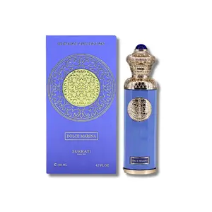 Surrati Dolce Marina Eau De Parfum 4.7FL.OZ for Women Seductive Luxurious Scent Marine Blue Edp Floral Perfume Oil Elegant Fragrance