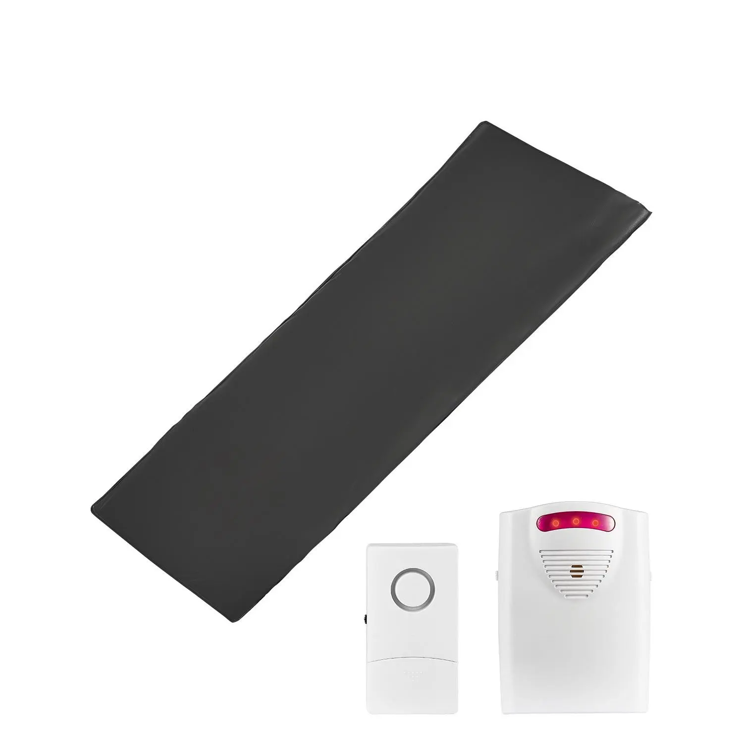 【Summerfinds】VEVOR Bed Alarm System for Elderly Adults, 14 x 30-inch Wireless Bed Sensor Pad with Pager, Safety Bed Alarms and Fall Prevention Pad for Home, Hospital, Rehabilitation Center