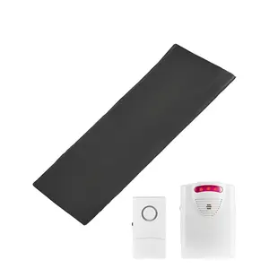 【FathersDayGift】 VEVOR Bed Alarm System for Elderly Adults, 14 x 30-inch Wireless Bed Sensor Pad with Pager, Safety Bed Alarms and Fall Prevention Pad for Home, Hospital, Rehabilitation Center