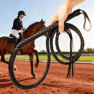 Horse Riding Whip, Non-Slip Handle, Durable Equestrian Training, Stable & Dressage, Comfortable for Beginners & Professionals