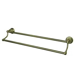 Kingston Brass BA1753AB Heritage 24" Dual Towel Bar Antique Brass