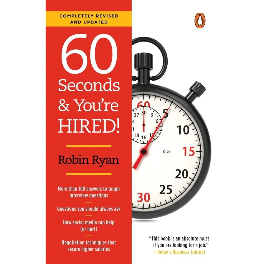 USED Book - 60 Seconds and You're Hired!: Revised Edition by Ryan, Robin (Paperback) - english