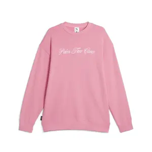 PUMA Mens X Palm Tree Crew Crew Neck Sweatshirt Casual - Pink