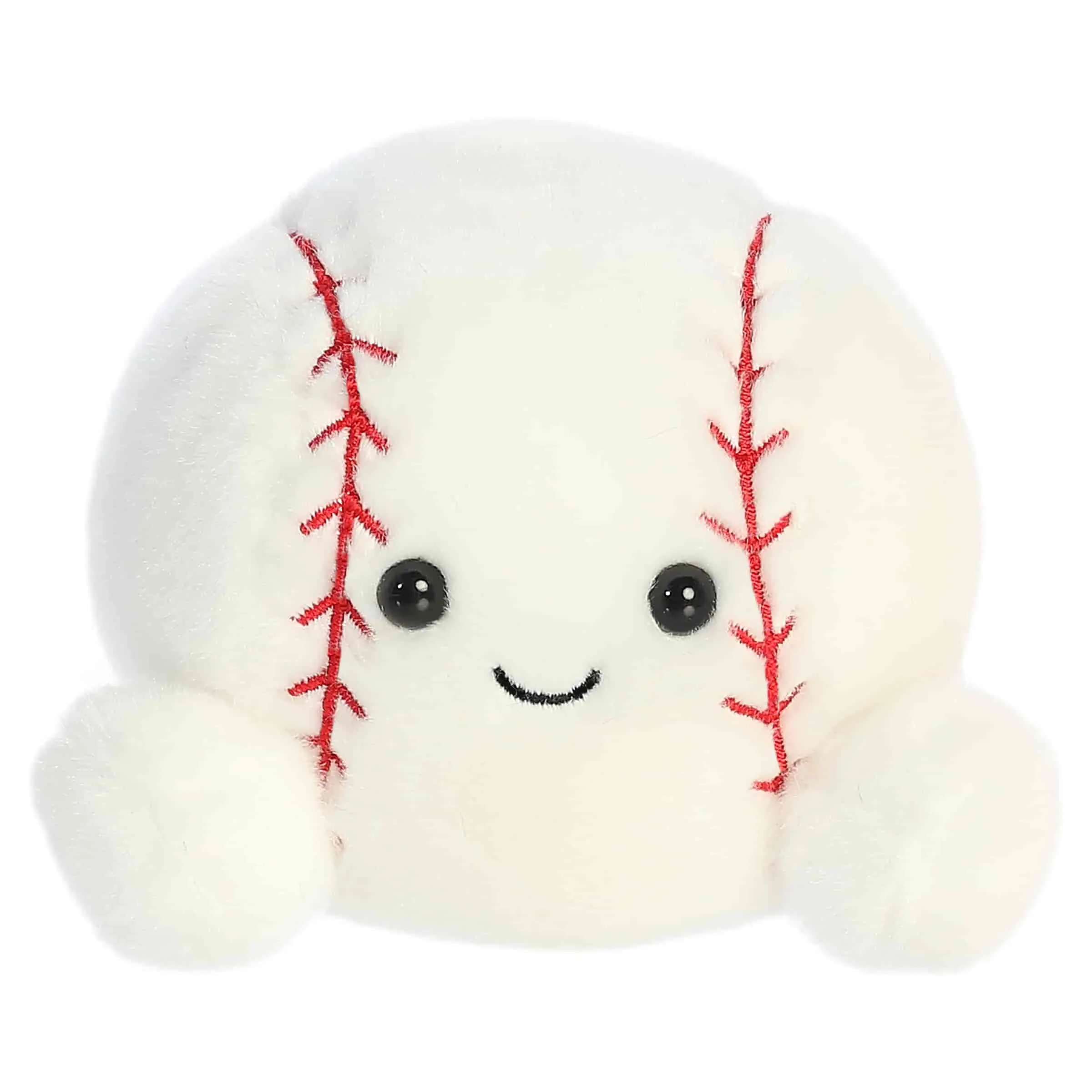Palm Pals Adorable Slugger Baseball White Soft Plush Collectable Stuffed Animal