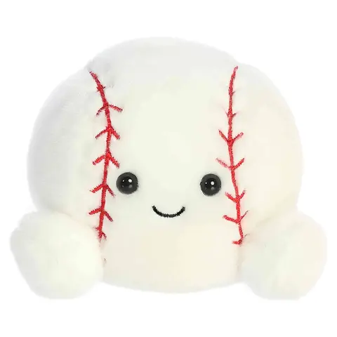 Palm Pals Adorable Slugger Baseball White Soft Plush Collectable Stuffed Animal