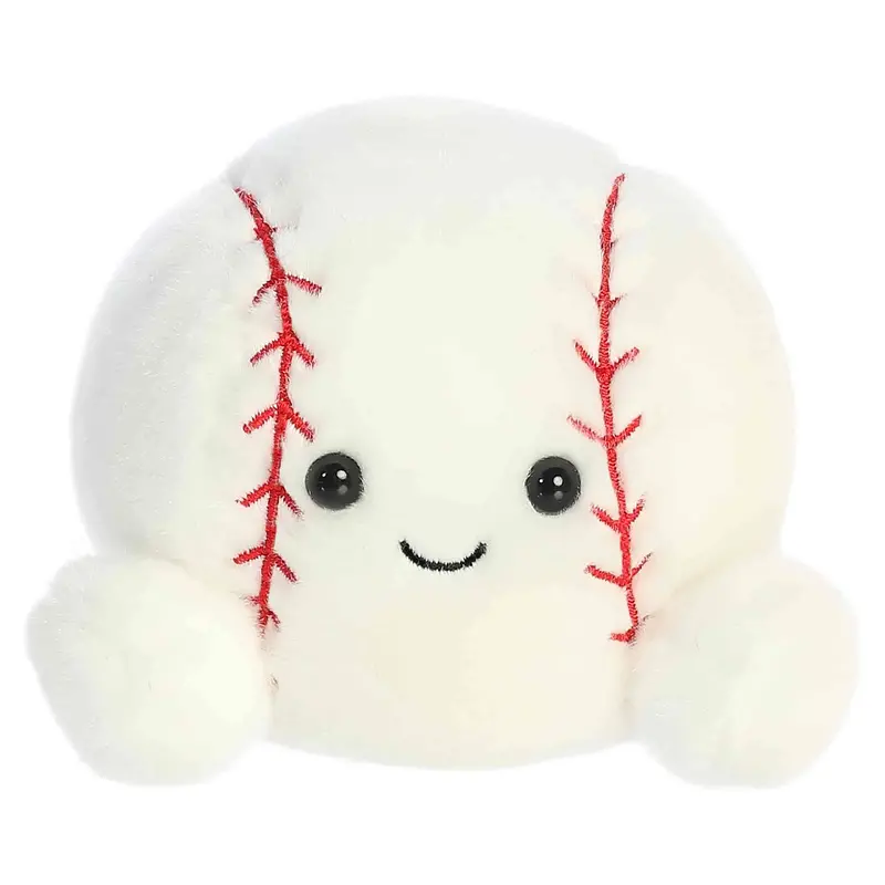 Palm Pals Adorable Slugger Baseball White Soft Plush Collectable Stuffed Animal
