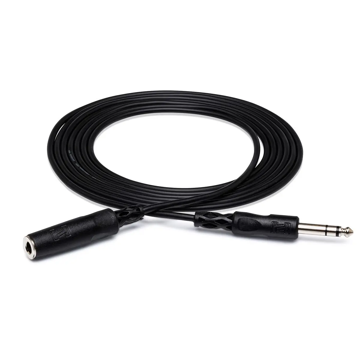 Hosa Technology Durable TRS Headphone Extension Cable - 1/4" Female to 1/4" Male Phone Connection, 25' Length for Headphones