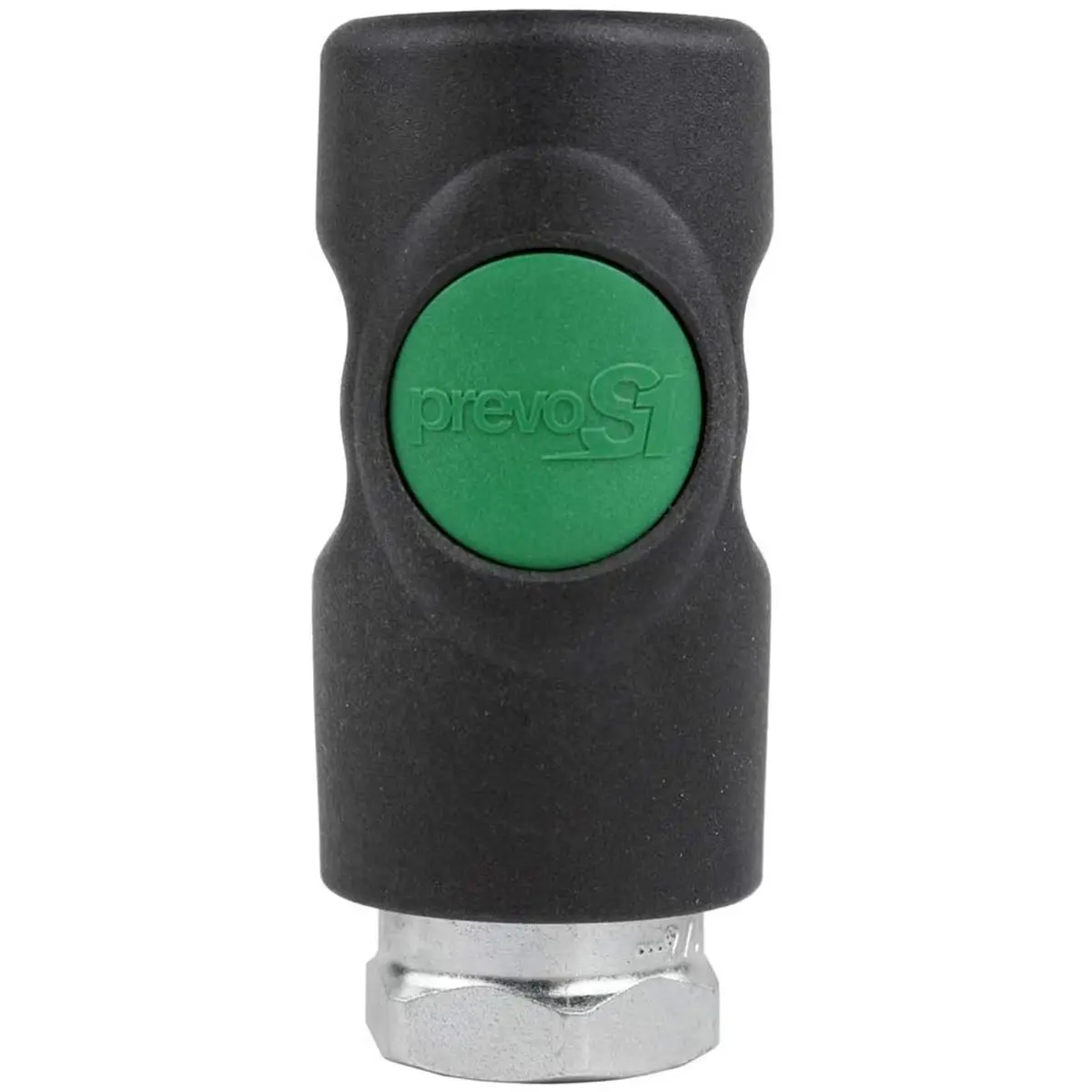 212 MAIN Prevost PVS-ESI-07-1201 0.25 in. High-Flow Interchange Safety Coupler, Tapered Nut, FNPT Connection (Prevo S1)