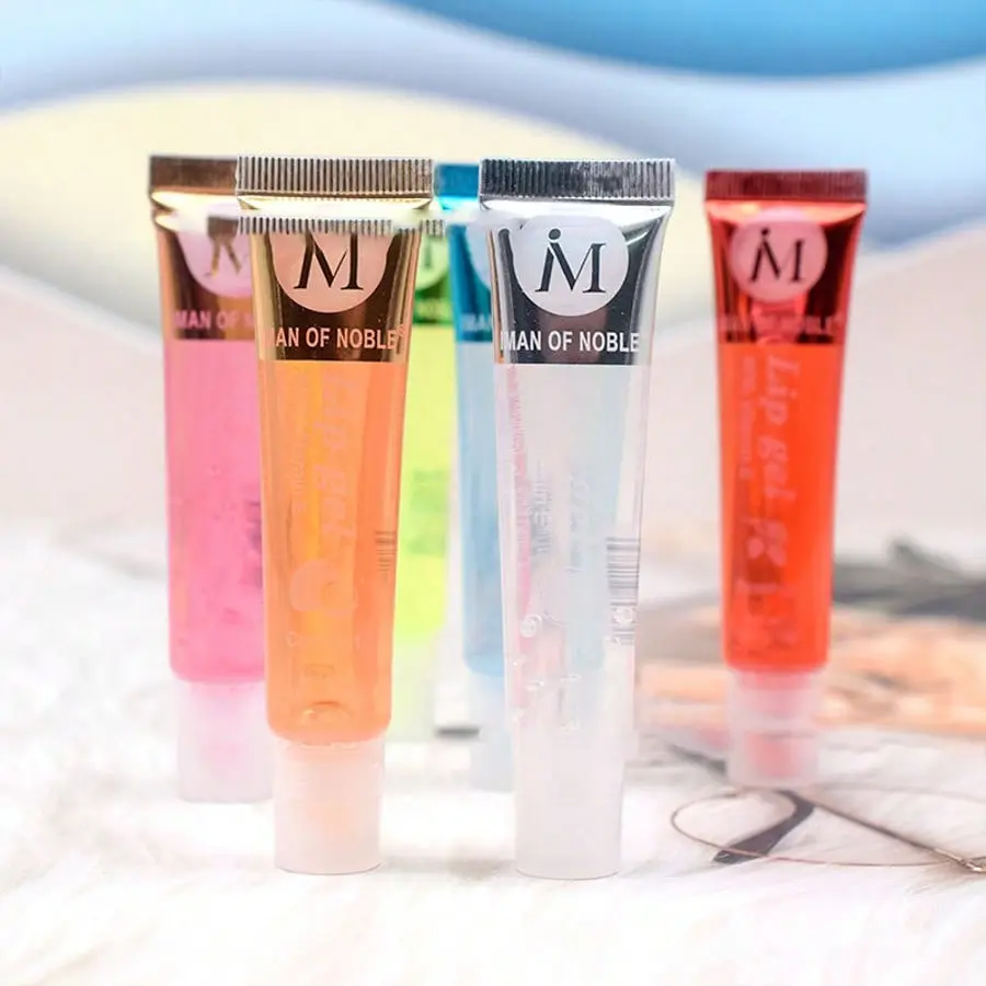 6-Color Lipgloss Tube Multi-Pack, Hydrating Moisturizing Glossy Cosmetic for Lip Care, Glaze for Glossy Lips, Daily Makeup Routine Use, Hydrate, Moisture, Apply Easily, Six-Colors