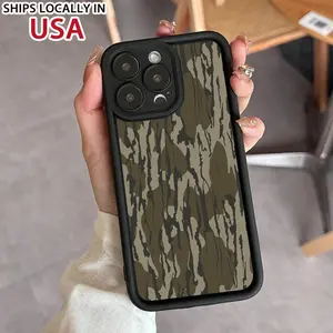 Camouflage Pattern Phone Case, Decorative Phone Protector Cover, Phone Accessories Compatible with iPhone 11 12 13 14 15 16 Series