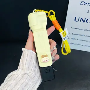 Cartoon DIY Portable Camera Silicone Case, suitable as a protective cover for DJI Pocket 3 camera.