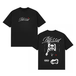 Blessd Tour 2026 Graphic T-Shirt, Latin Reggaeton Concert Tee, Urban Music Fan Outfit for Men Women, Streetwear Summer Casual Cotton Festival Apparel